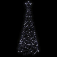 LED-Weihnachtsbaum Kegelform Kaltweiß 200 LEDs 70x180 cm