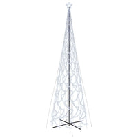 LED-Weihnachtsbaum Kegelform Kaltweiß 3000 LEDs 230x800 cm