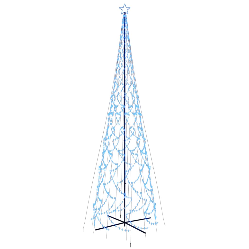 LED-Weihnachtsbaum Kegelform Blau 3000 LEDs 230x800 cm