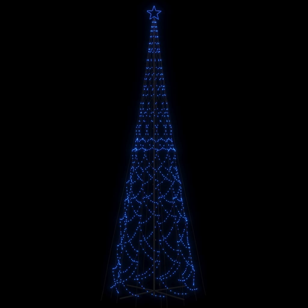 LED-Weihnachtsbaum Kegelform Blau 3000 LEDs 230x800 cm