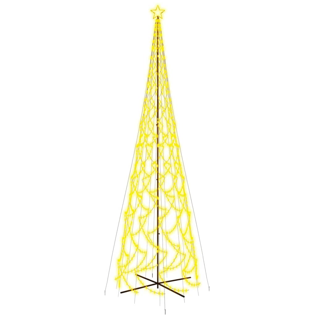 LED-Weihnachtsbaum Kegelform Warmweiß 3000 LEDs 230x800 cm