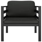 7-tlg. Garten-Lounge-Set mit Kissen Aluminium Anthrazit