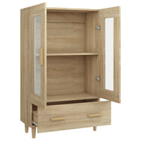 Highboard Sonoma-Eiche 70x31x115 cm Holzwerkstoff