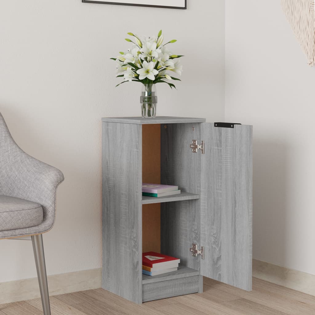 Sideboard Grau Sonoma 30x30x70 cm Holzwerkstoff