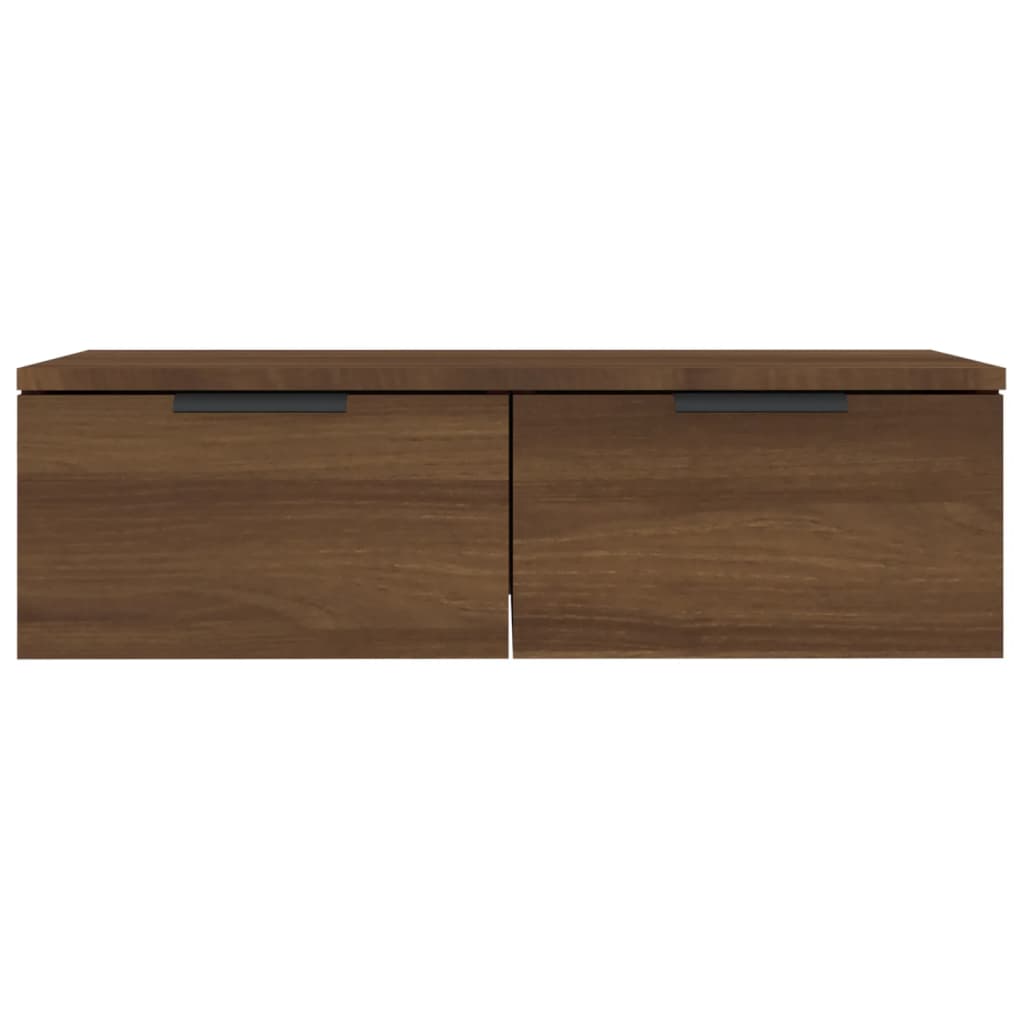 Wandschrank Braun Eichen-Optik 68x30x20 cm Holzwerkstoff