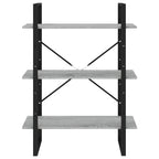 Bücherregal Grau Sonoma 80x30x105 cm Holzwerkstoff