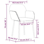 Esszimmerstühle 2 Stk. Hellgrün Samt