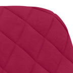 Esszimmerstühle 2 Stk. Drehbar Weinrot Samt