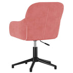 Bürostuhl Drehbar Rosa Samt