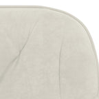 Bürostuhl Drehbar Creme Samt