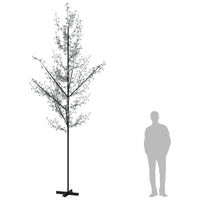 LED-Baum mit Kirschblüten Warmweiß 672 LEDs 400 cm