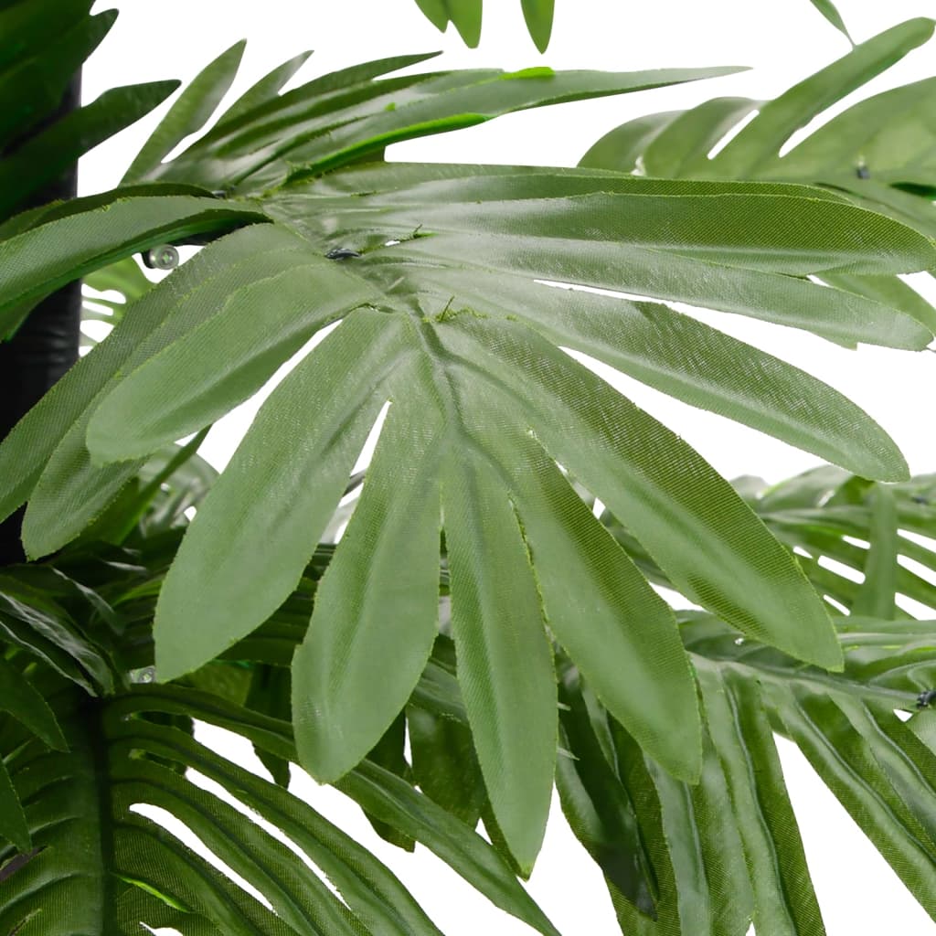 Künstliche Palme mit 192 LEDs Warmweiß 300 cm