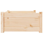 Hundebett 75,5x55,5x28 cm Massivholz Kiefer