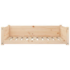 Hundebett 95,5x65,5x28 cm Massivholz Kiefer