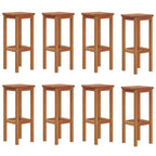 9-tlg. Gartenbar-Set Massivholz Akazie