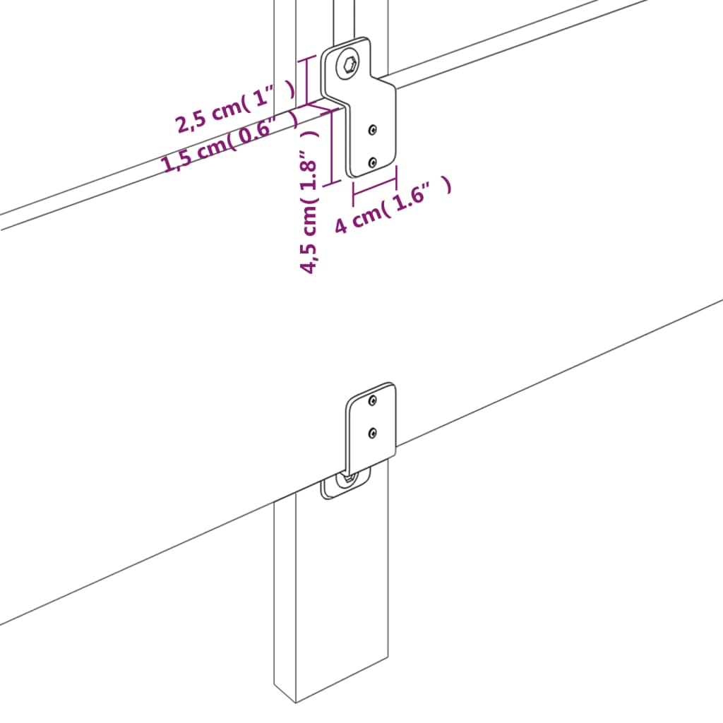 Kopfteil Dunkelblau 90x5x78/88 cm Samt