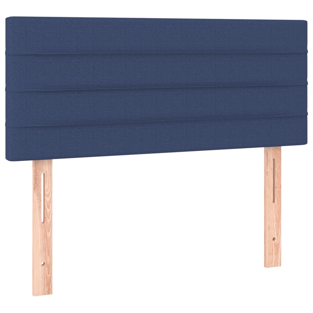 Kopfteil Blau 90x5x78/88 cm Stoff