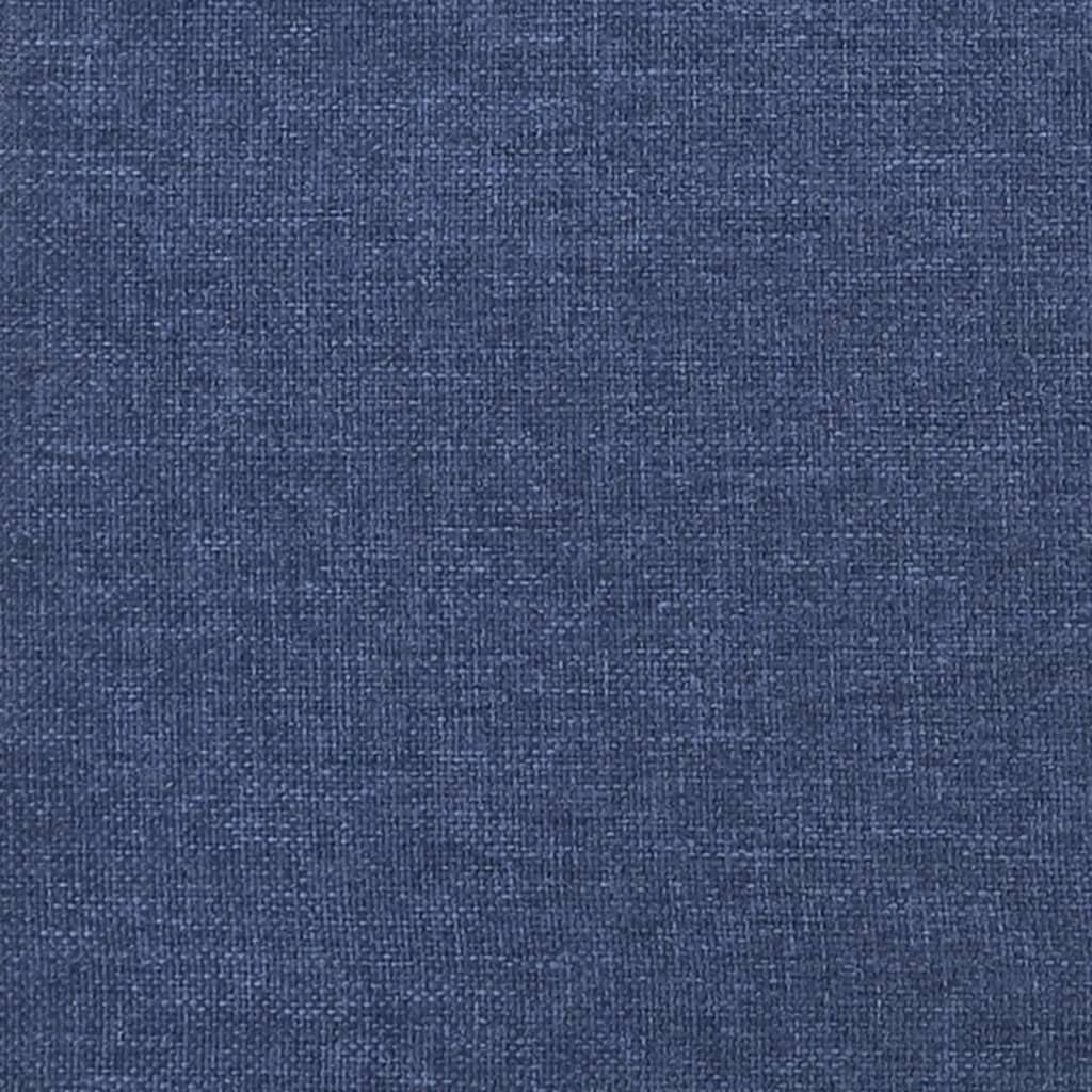 Kopfteil Blau 90x5x78/88 cm Stoff