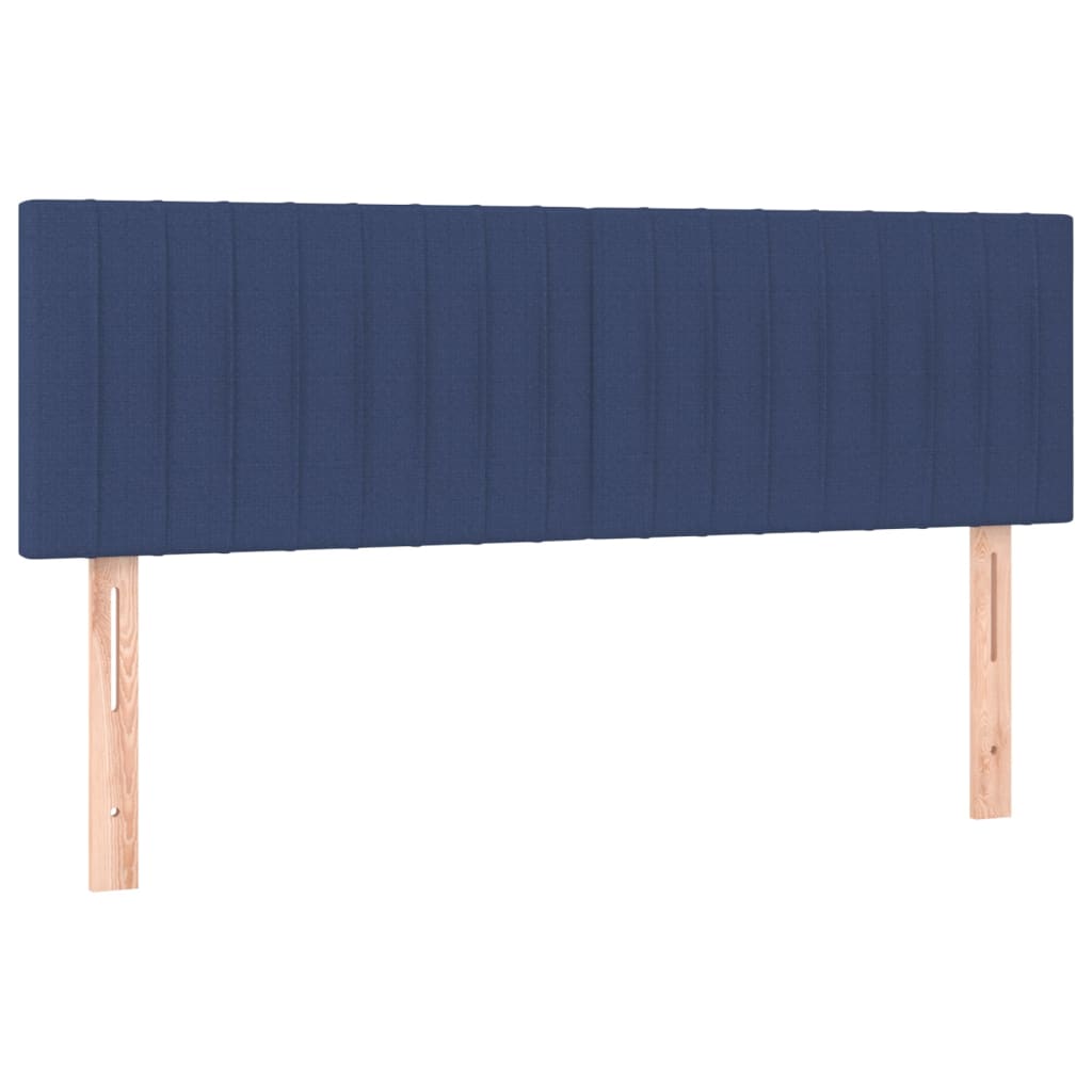 Kopfteile 2 Stk. Blau 72x5x78/88 cm Stoff