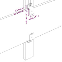 Kopfteile 2 Stk. Blau 90x7x78/88 cm Stoff