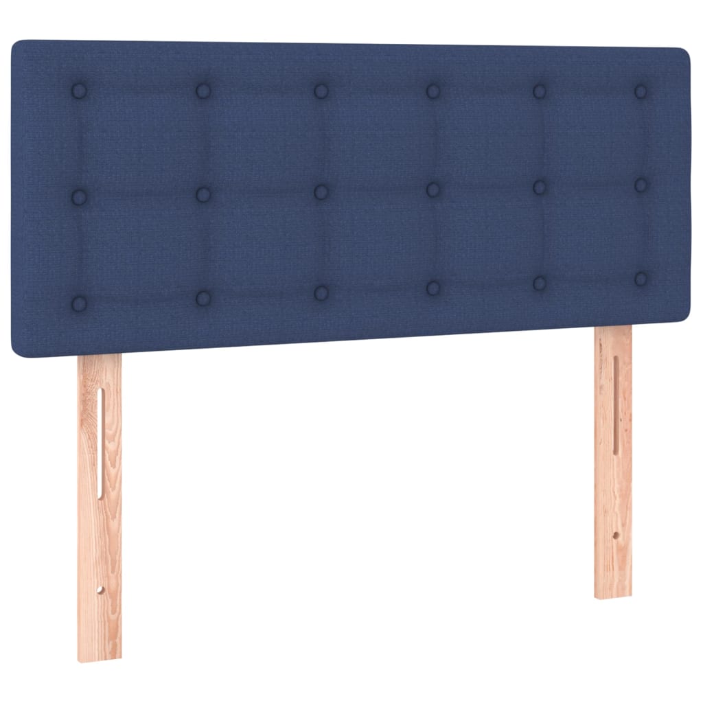 Kopfteil Blau 90x5x78/88 cm Stoff