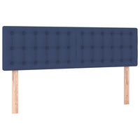 Kopfteile 2 Stk. Blau 72x5x78/88 cm Stoff