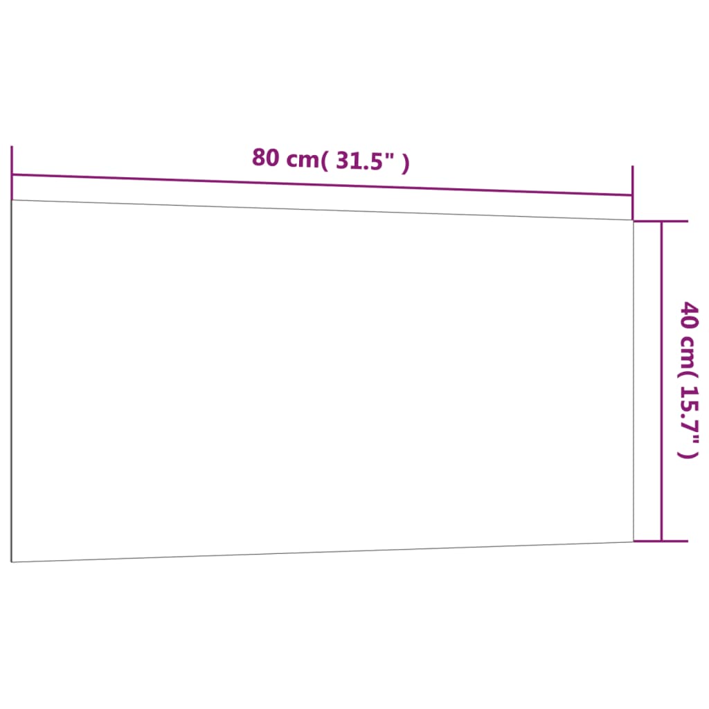 Magnettafel Wandmontage Weiß 80x40 cm Hartglas