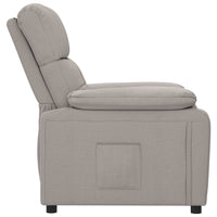 Relaxsessel Taupe Stoff