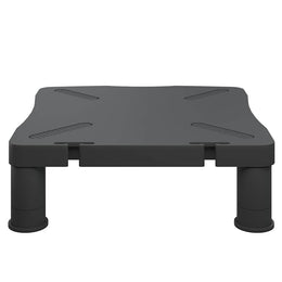 Monitorerhöhung 33,5 × 34 × 10,5 cm aus HIPS (schlagfestes Polystyrol) - Schwarz