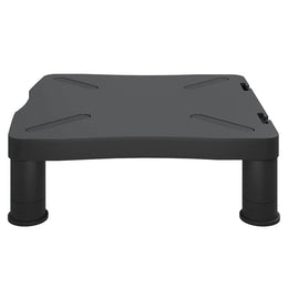 Monitorerhöhung 33,5 × 34 × 10,5 cm aus HIPS (schlagfestes Polystyrol) - Schwarz