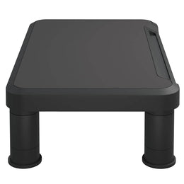 Monitorerhöhung 38 × 24 × 10,5 cm aus HIPS (schlagfestes Polystyrol) - Schwarz
