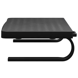 Monitorerhöhung 37 × 28 × 11,5 cm aus HIPS (schlagfestes Polystyrol), Metall - Schwarz
