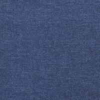 Bettgestell ohne Matratze Blau 80x200 cm Stoff