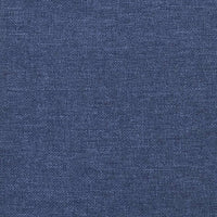 Bettgestell ohne Matratze Blau 90x200 cm Stoff