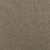 Bettgestell mit Kopfteil ohne Matratze Taupe 90x190 cm Stoff