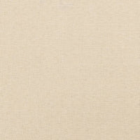 Bettgestell mit Kopfteil ohne Matratze Creme 90x190 cm Stoff