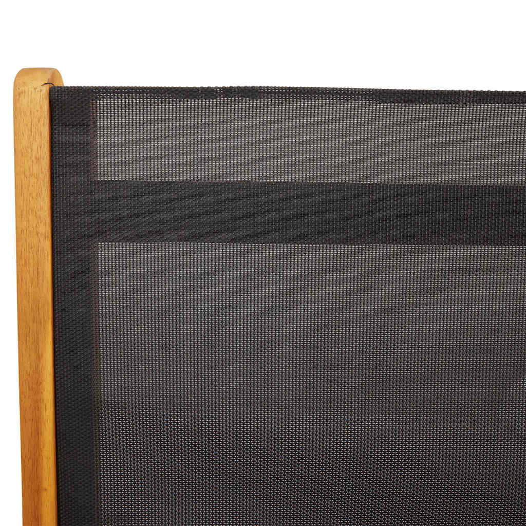 Gartenstühle 6 Stk. Klappbar Massivholz Akazie und Textilene