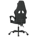 Gaming-Stuhl Drehbar Schwarz Kunstleder
