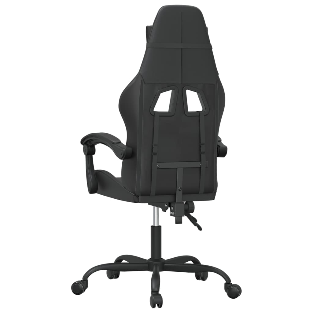 Gaming-Stuhl Drehbar Schwarz Kunstleder