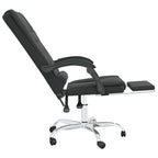 Bürostuhl mit Massagefunktion Schwarz Kunstleder