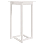 Bartisch Weiß 60x60x110 cm Massivholz Kiefer