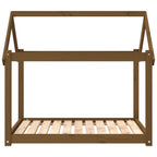 Hundebett Honigbraun 101x70x90 cm Massivholz Kiefer