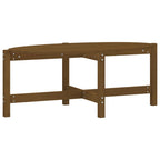 Couchtisch Honigbraun 118x63x45 cm Massivholz Kiefer