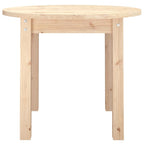 Couchtisch Ø 55x45 cm Massivholz Kiefer