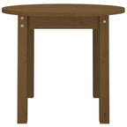 Couchtisch Honigbraun Ø 55x45 cm Massivholz Kiefer