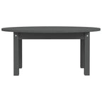 Couchtisch Grau 80x40x35 cm Massivholz Kiefer
