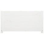 Tagesbett ohne Matratze Weiß 80x200 cm Massivholz Kiefer