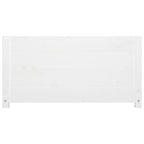 Tagesbett ohne Matratze Weiß 90x200 cm Massivholz Kiefer