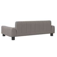 Hundebett Taupe 90x53x30 cm Stoff