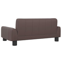 Hundebett Braun 70x45x30 cm Kunstleder